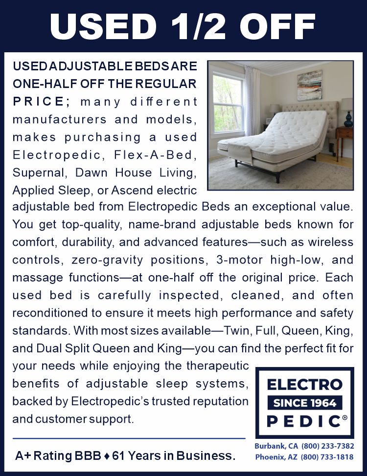 used electric adjustable beds