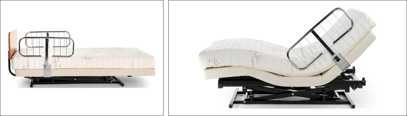 Supernal 3 high low hospital adjustable electric bed