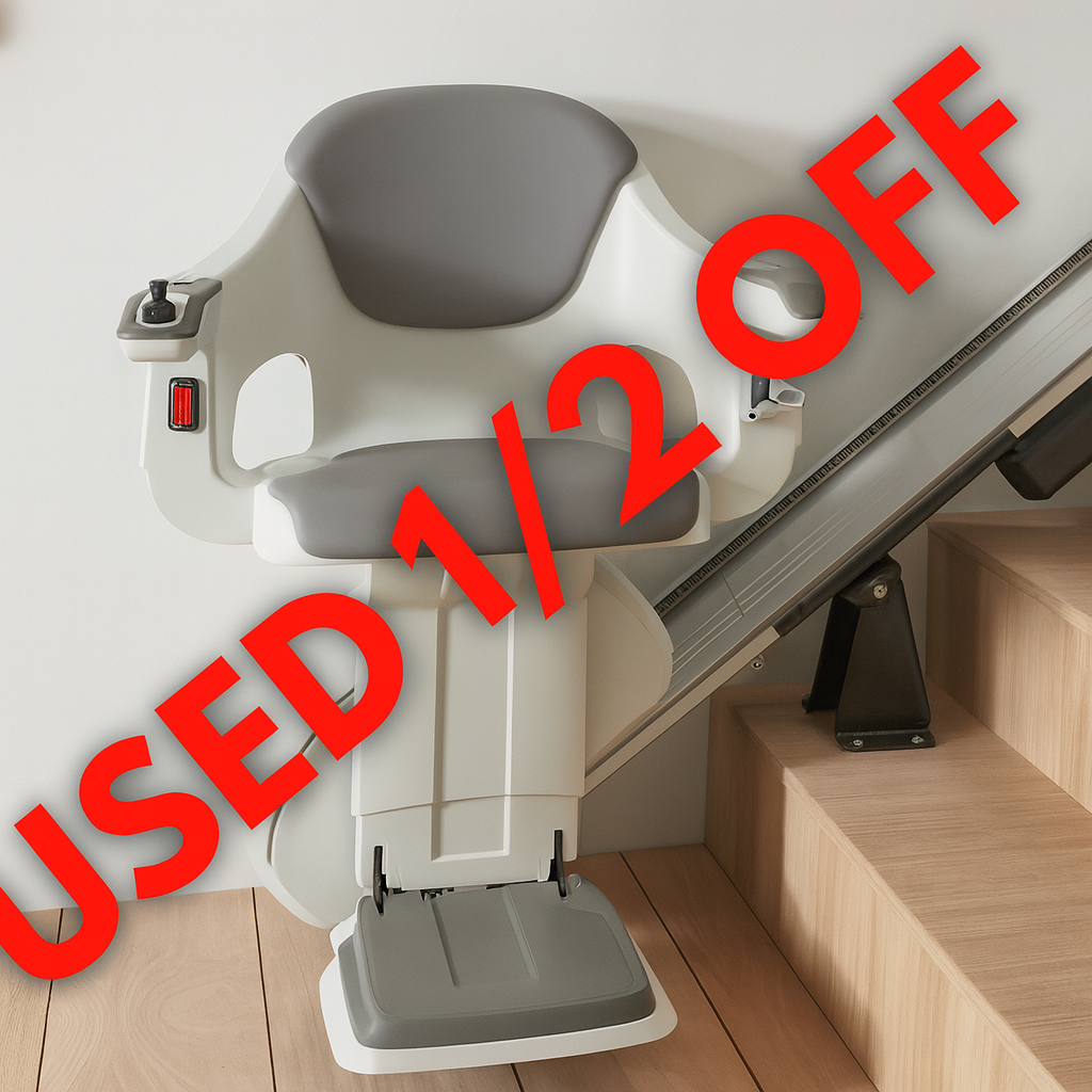 San Diego Used straight rail reconditioned stairway case lift